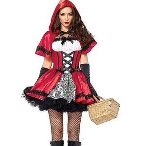 Spirit Halloween Womens M Adult Gothic Red Riding Hood Costume * DRESS ONLY *
